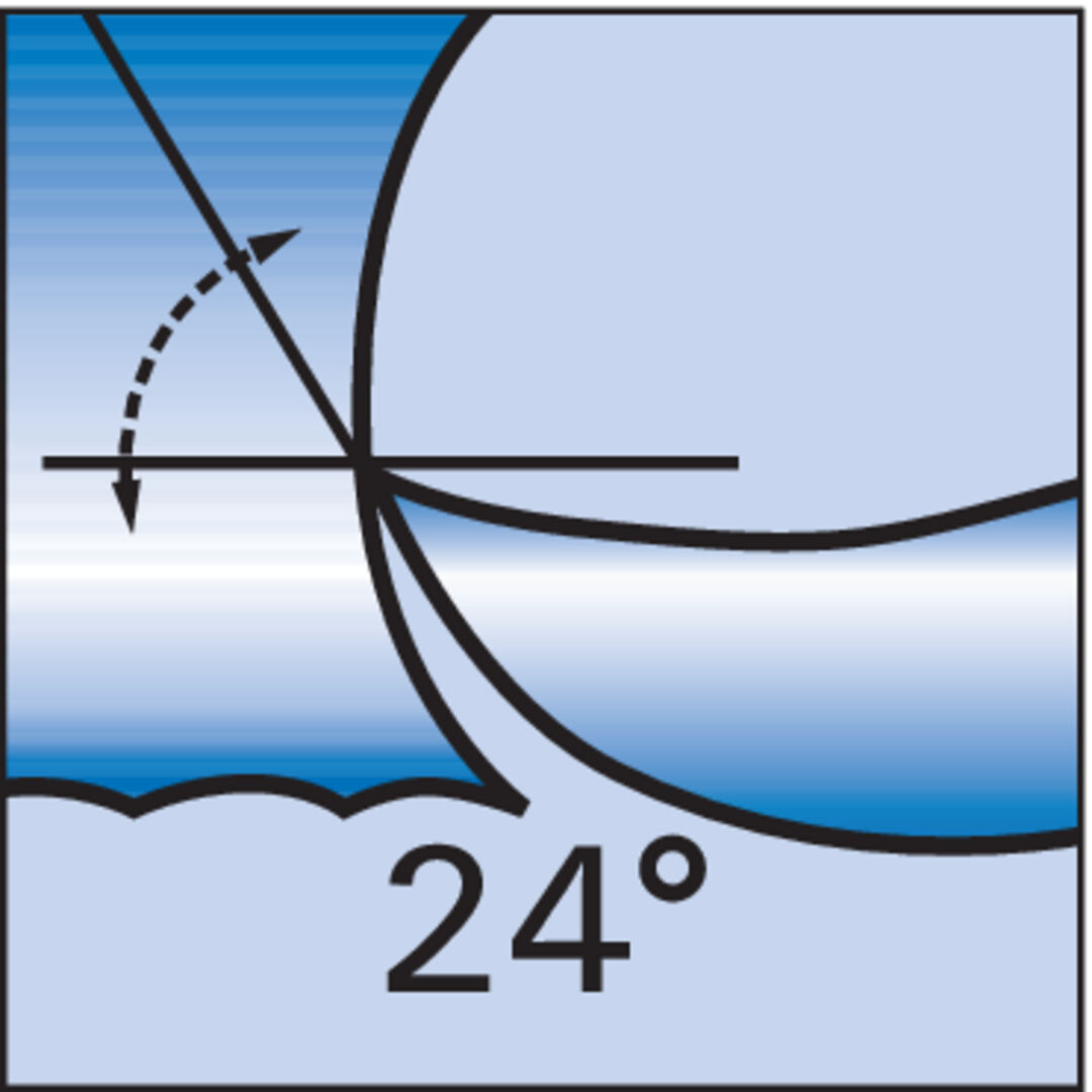 FORMAT Schaftfräser Alu DIN844 B K HSSE 25,00mm