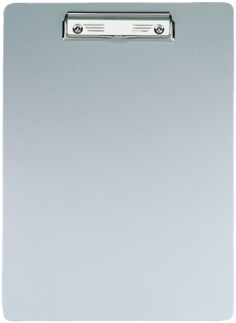 A4 Schreibplatte Alu mit Bügelklemme