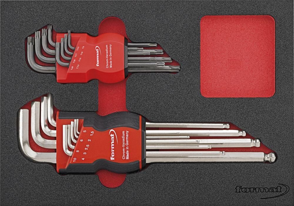 FORMAT Werkzeugmodul 2/9 Winkelschraubendreh.- Set Innen- 6kt Torx