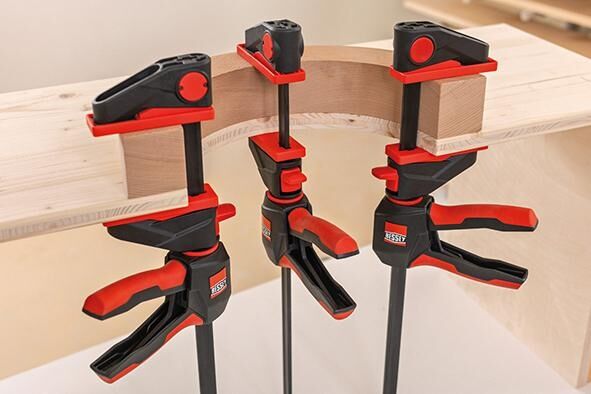 BESSEY Einhandzwinge 450x80mm drehbarer Griff