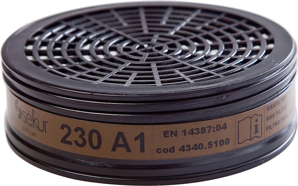 Gasfilter 230 A1 für Polimask 230 2 Stück/Pack