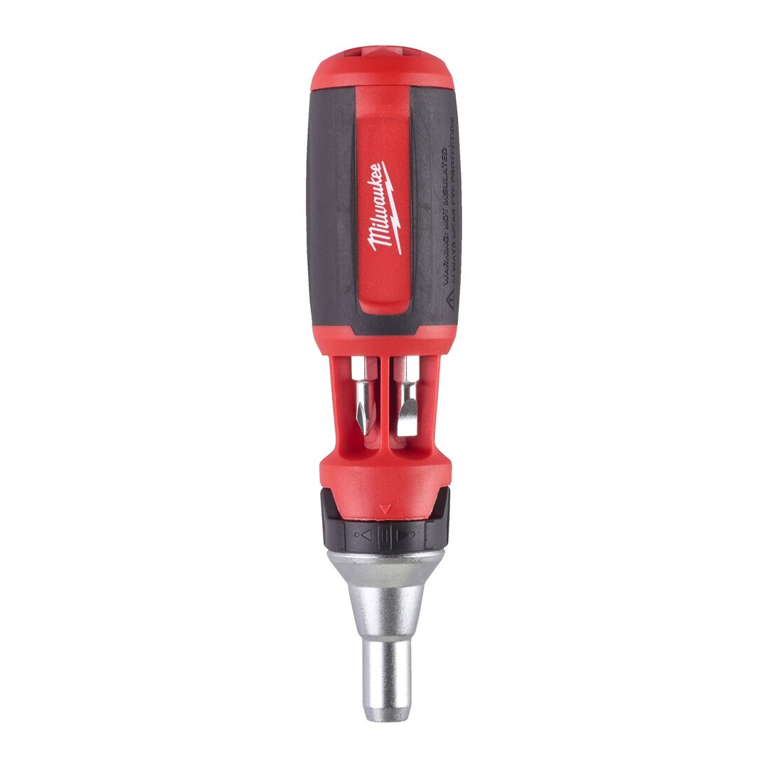 MILWAUKEE Schraubendreher mit Ratsche inkl. 7 Bits PH/PZ/TX/SL