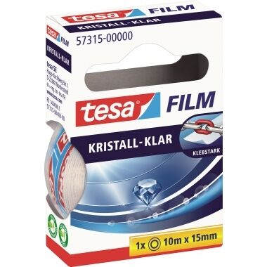 TESA Klebefilm Tesafilm kristallklar 15mm 10m TESAfilm 57315-00000