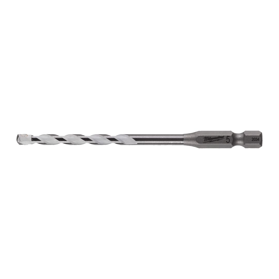 MILWAUKEE Bohrer Multimaterial 1/4" hex 5x100mm SHOCKWAVE