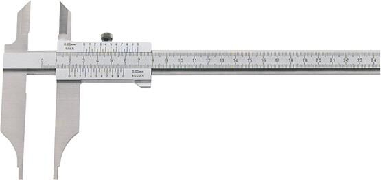 FORMAT Werkstattmessschieber 500x150mm mit Spitzen 1/20 parallaxfrei