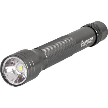 ENERGIZER Taschenlampe E300695900 Metall LED + 2AA Batterien silber