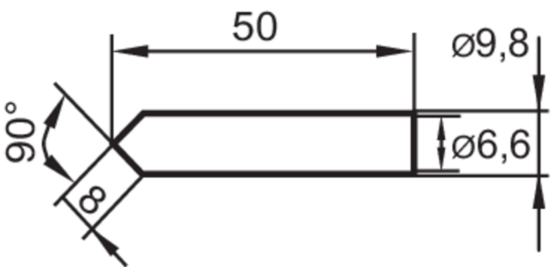 ERSA Lötspitze Ersatz 8mm BDS.angeschr. SB
