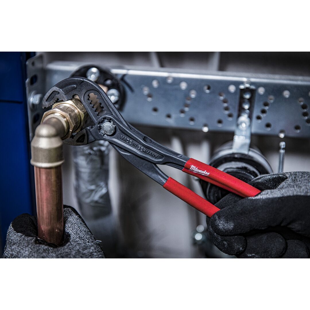 MILWAUKEE Wasserpumpenzange 250mm mit Druckknopfverstellung