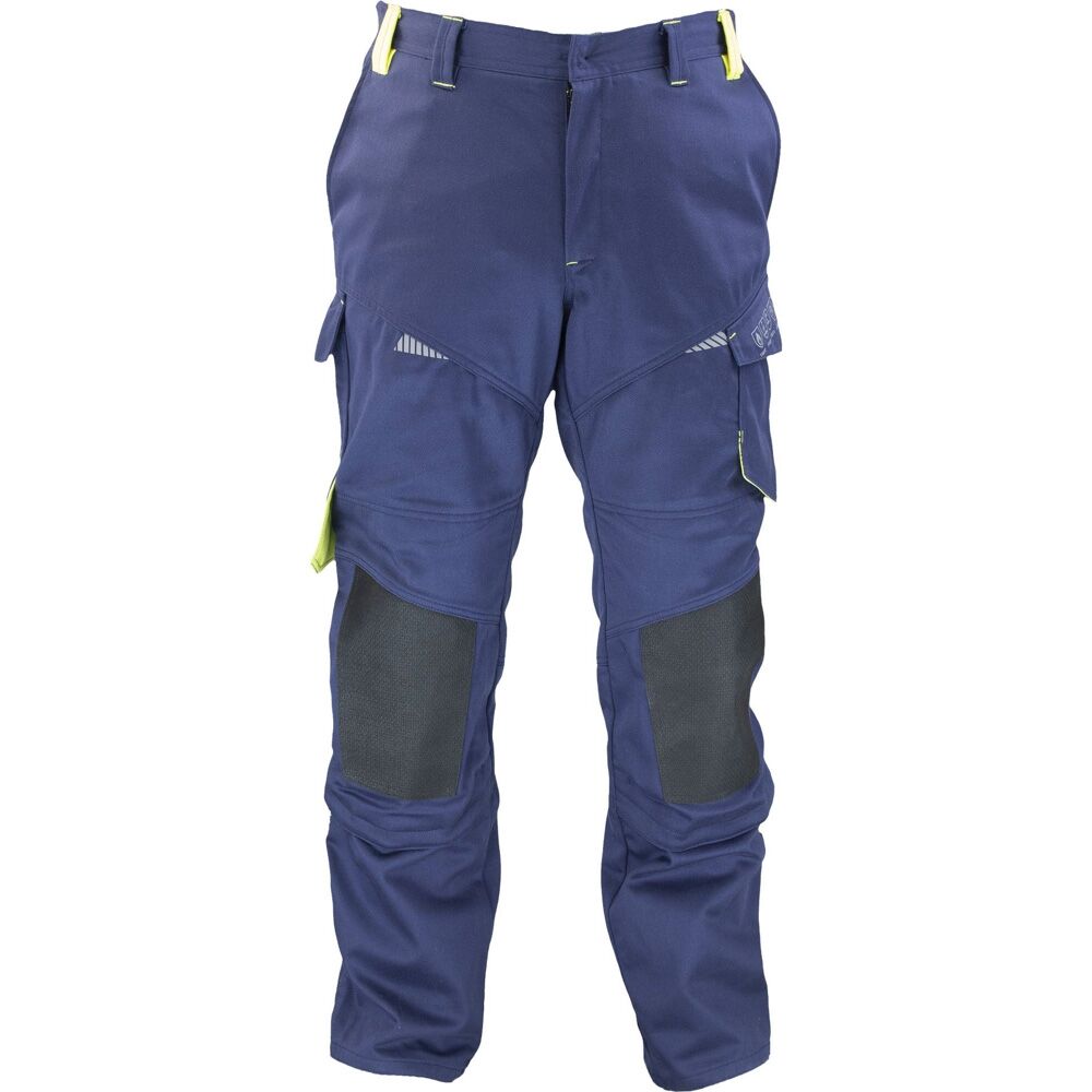 ASATEX Bundhose Multinorm Gr. 52 dunkelblau/gelb 1525BH