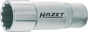 HAZET Steckschlüsseleinsatz 1/2" 27mm zwölfkant lang DIN3124