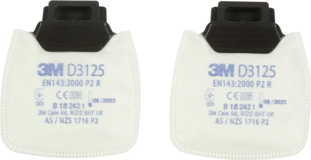3M Partikelfilter D3125 P2 R Secure Click