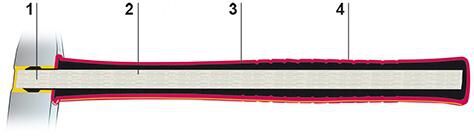 PEDDINGHAUS ULTRATEC Vorschlaghammer 3kg Art.5027983000mitStiel 900mm