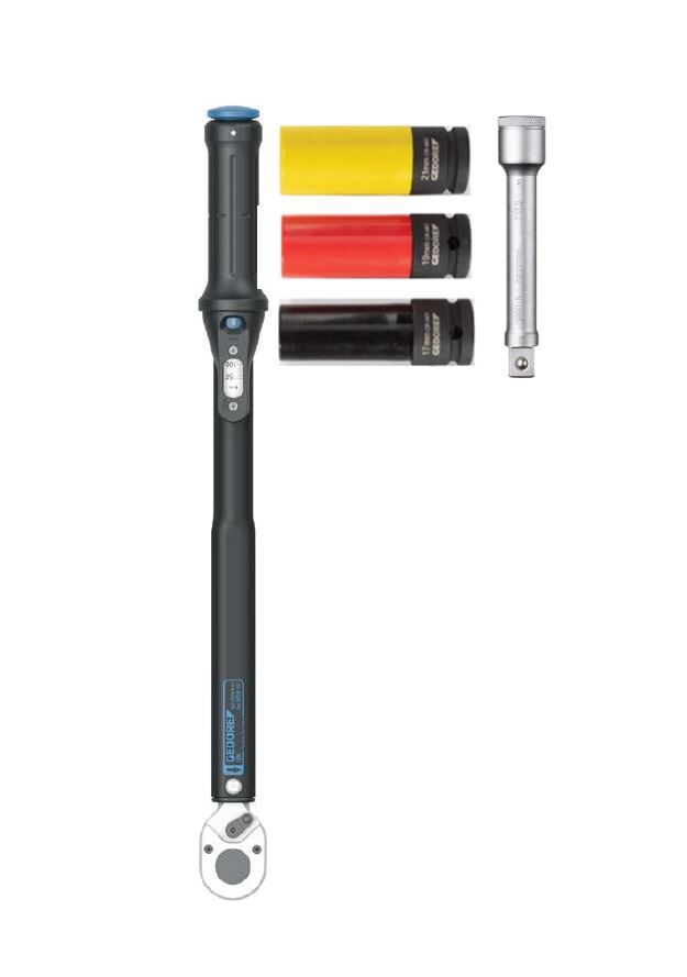 GEDORE Drehmomentschlüssel Torcoflex Set UK 5-teilig 3550-UK-LS4 3107027