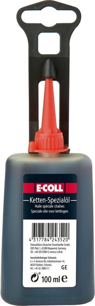E-COLL Ketten-Spezialöl 100ml Flasche