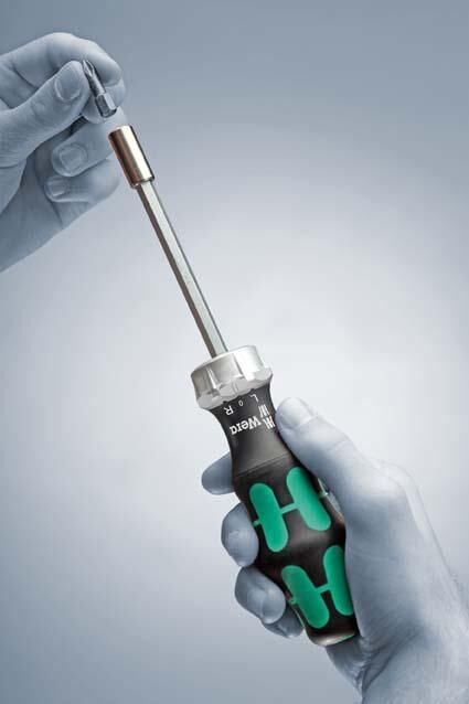 WERA Magazin-Bithalter KK27 RA 1 Ratsche 6-teilig