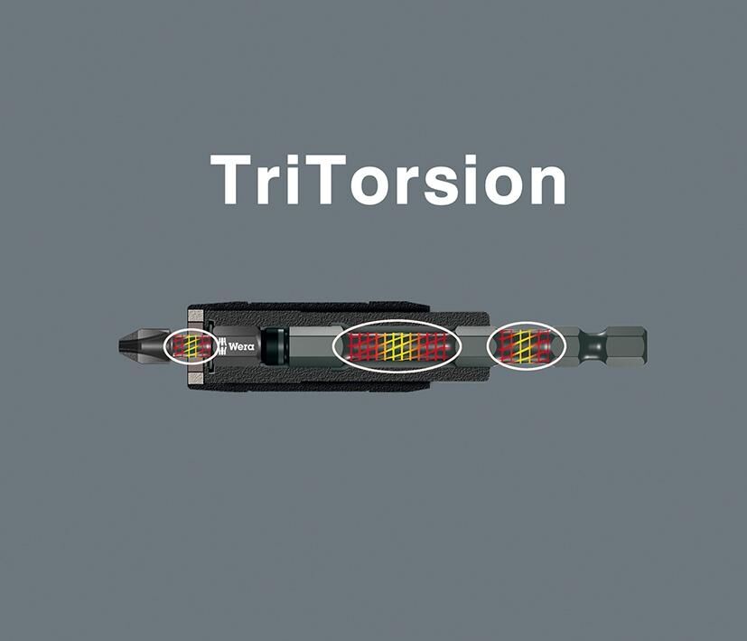 WERA Bithalter Impaktor 1/4" mit Sprengring & Ringmagnet