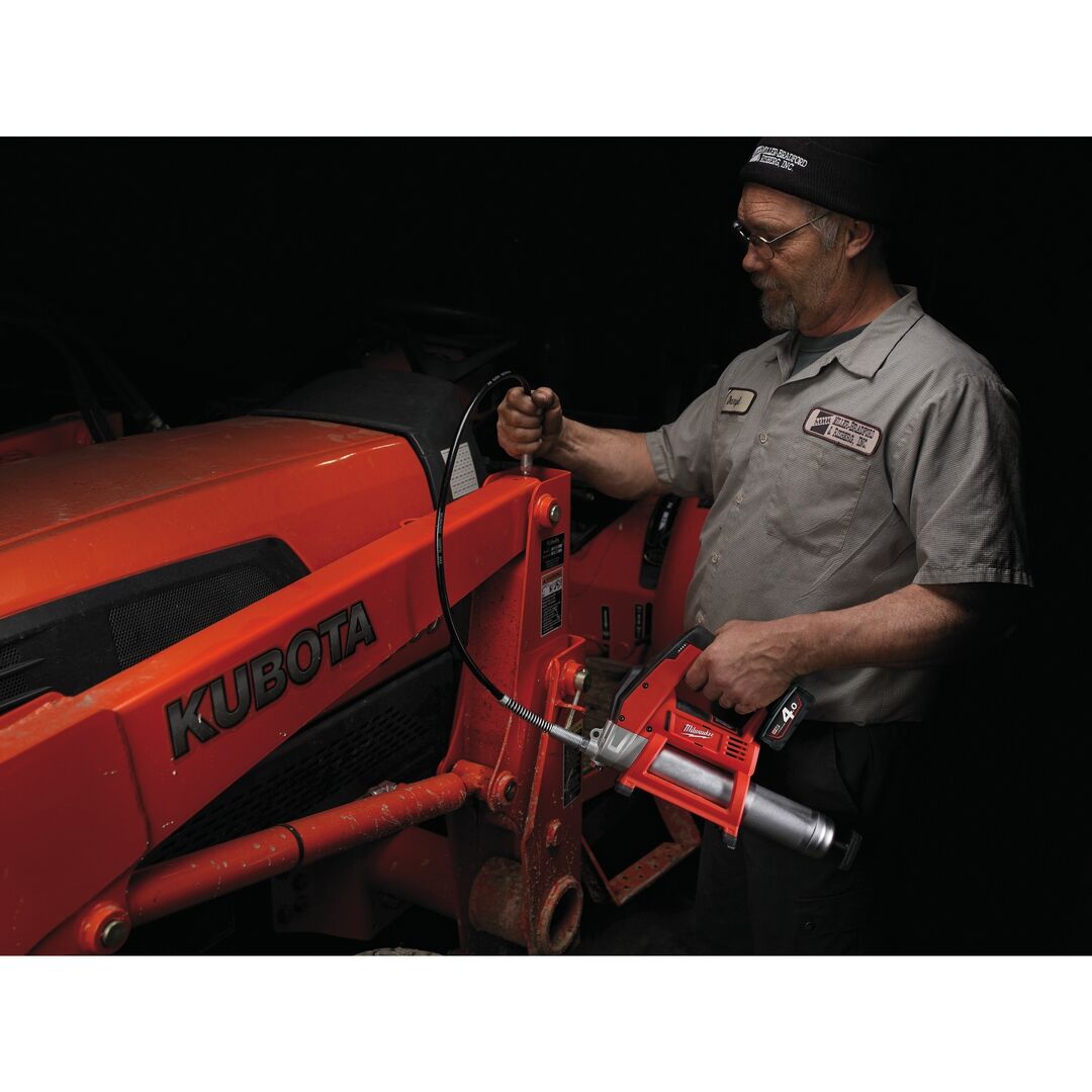 MILWAUKEE Akku-Fettpresse M12 GG 4Ah