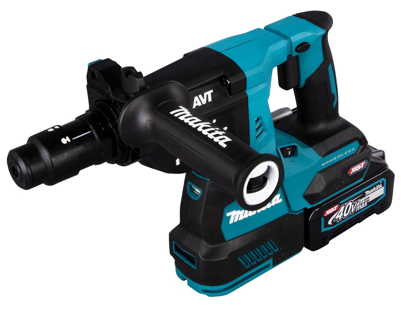 MAKITA Akku-Kombihammer HR004GM201 SDS Plus 2x40V/4,0 Ah, Ladegerät, MAKPAC