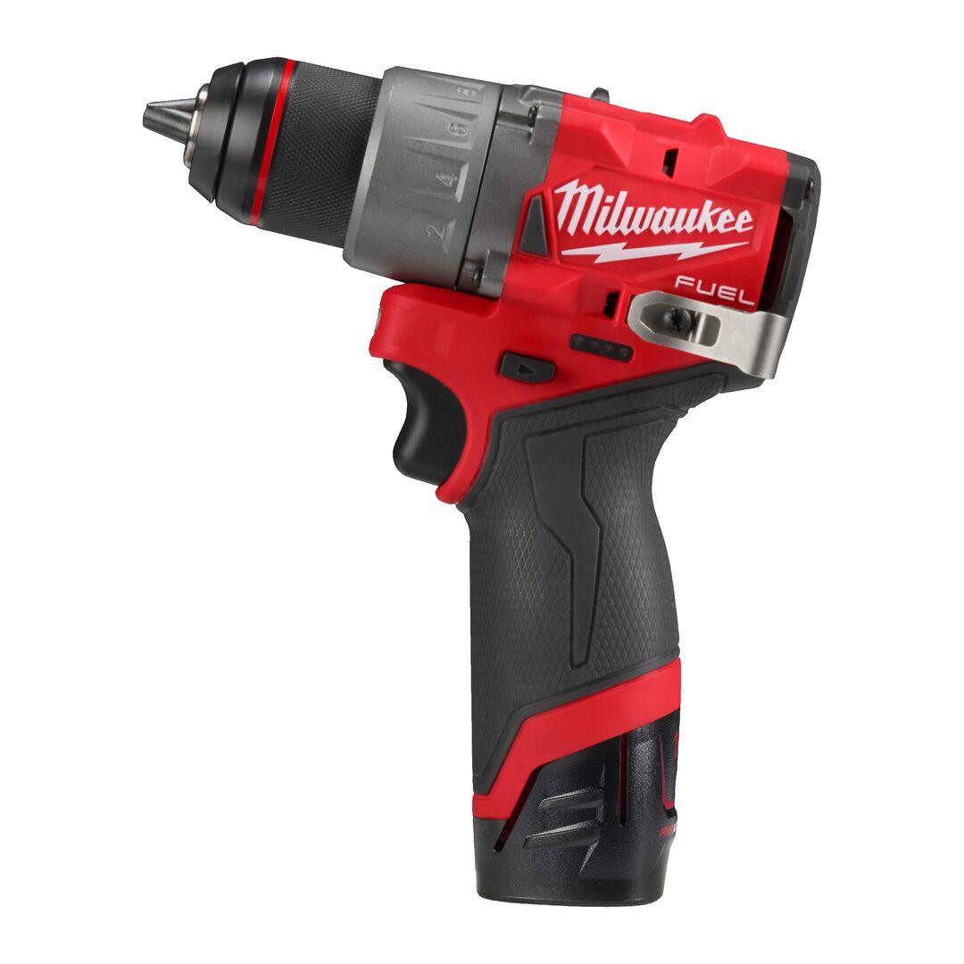 MILWAUKEE Akku-Bohrschrauber M12FDD2-202X 2x12V 2Ah Ladegerät