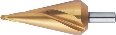 FORMAT Blechschälbohrer 5-20,0mm spiralgenutet TiN