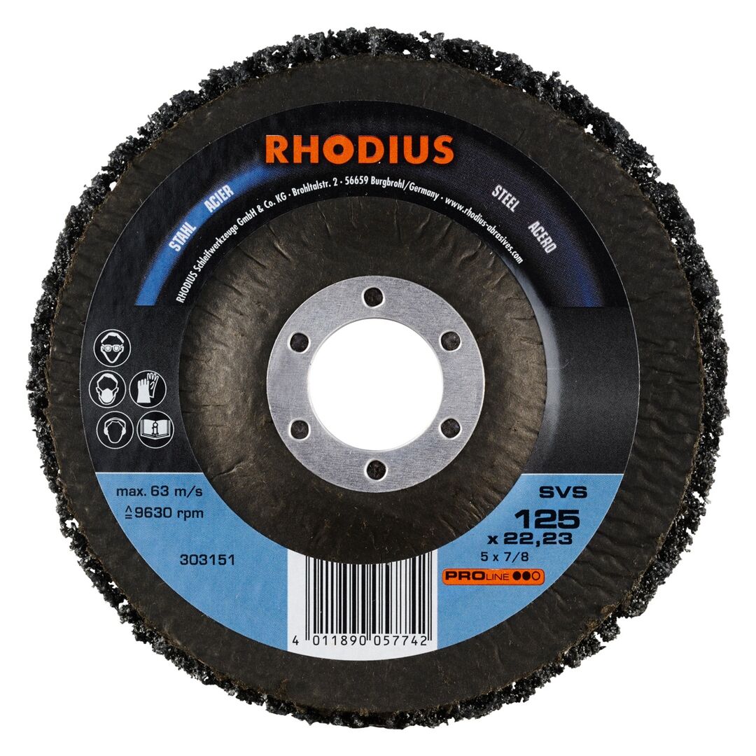 RHODIUS Schleifvliesscheibe SVS 125x22,23mm