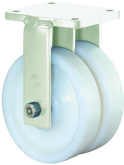 BS ROLLEN Doppelbockr. Bohr105x80 Kunststoffrad 100mm