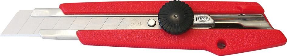 FORMAT Cuttermesser mit Rädchen 18mm Kunstoffgehäuse + 3 Abbrechklingen