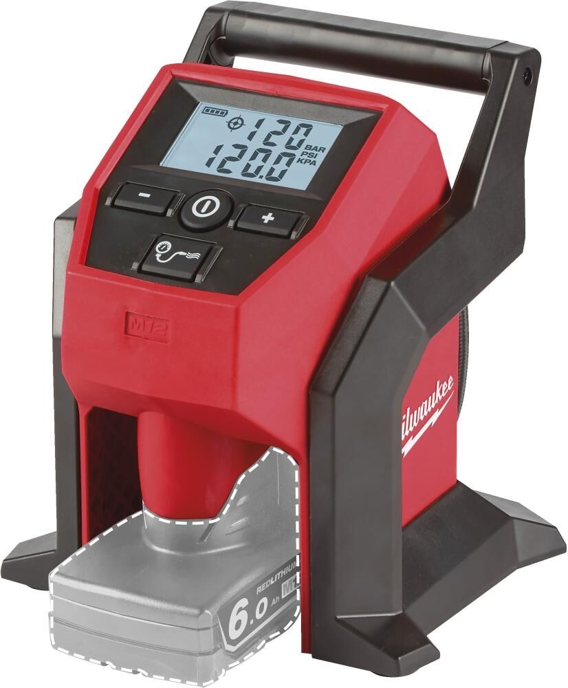 MILWAUKEE Akku Druckluft Kompressor M12BI-0 ohne Akku & Ladegerät