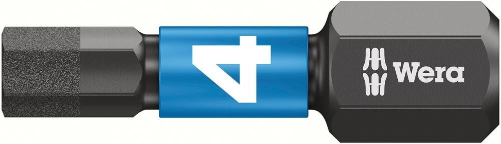 WERA Impaktor-Bit 1/4" Innensechskant SW 4x25mm hex-Plus 10er Pack 840/1