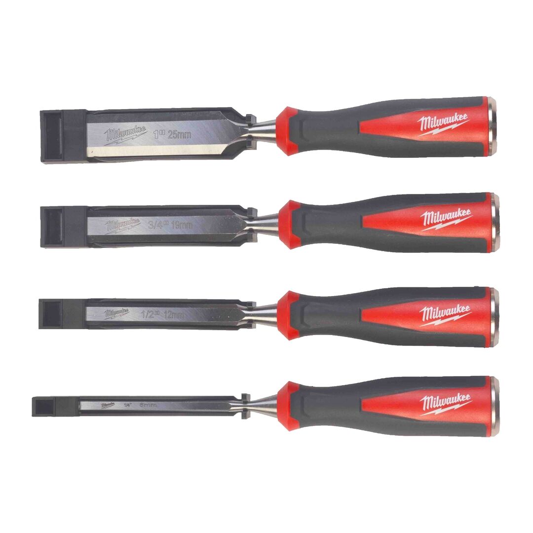 MILWAUKEE Stechbeitel Set 4-teilig