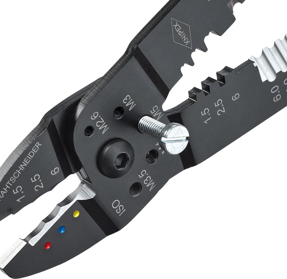KNIPEX Crimpzange 240mm Mehrkomponenten-Hülle schwarz lackiert 97 22 240