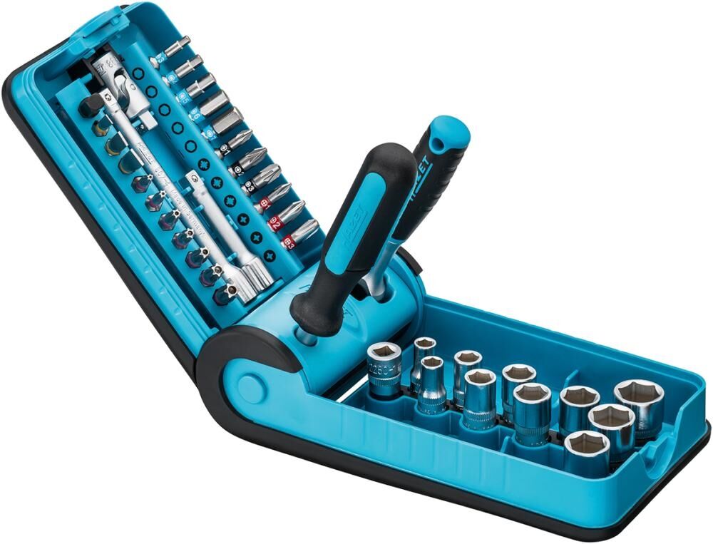 HAZET Steckschlüssel Set 1/4" 38-teilig 856-1HP