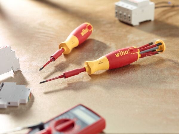 WIHA Schraubendreher VDE mit Bit Magazin LiftUp 6-teilig