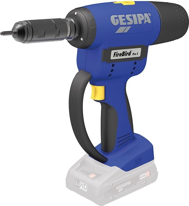 GESIPA Akku-Blindnietmuttergerät FireBird Pro S Gold L-BOXX ohne Akku