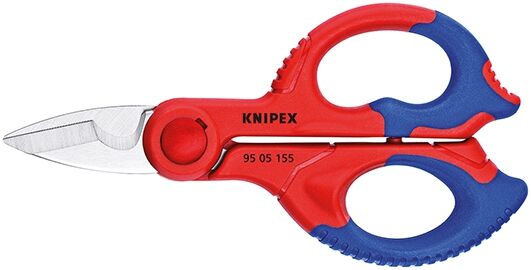 KNIPEX 95 05 155 SB Elektrikerschere Mehrkohne-Hülle glasfaserverstärkt 155mm