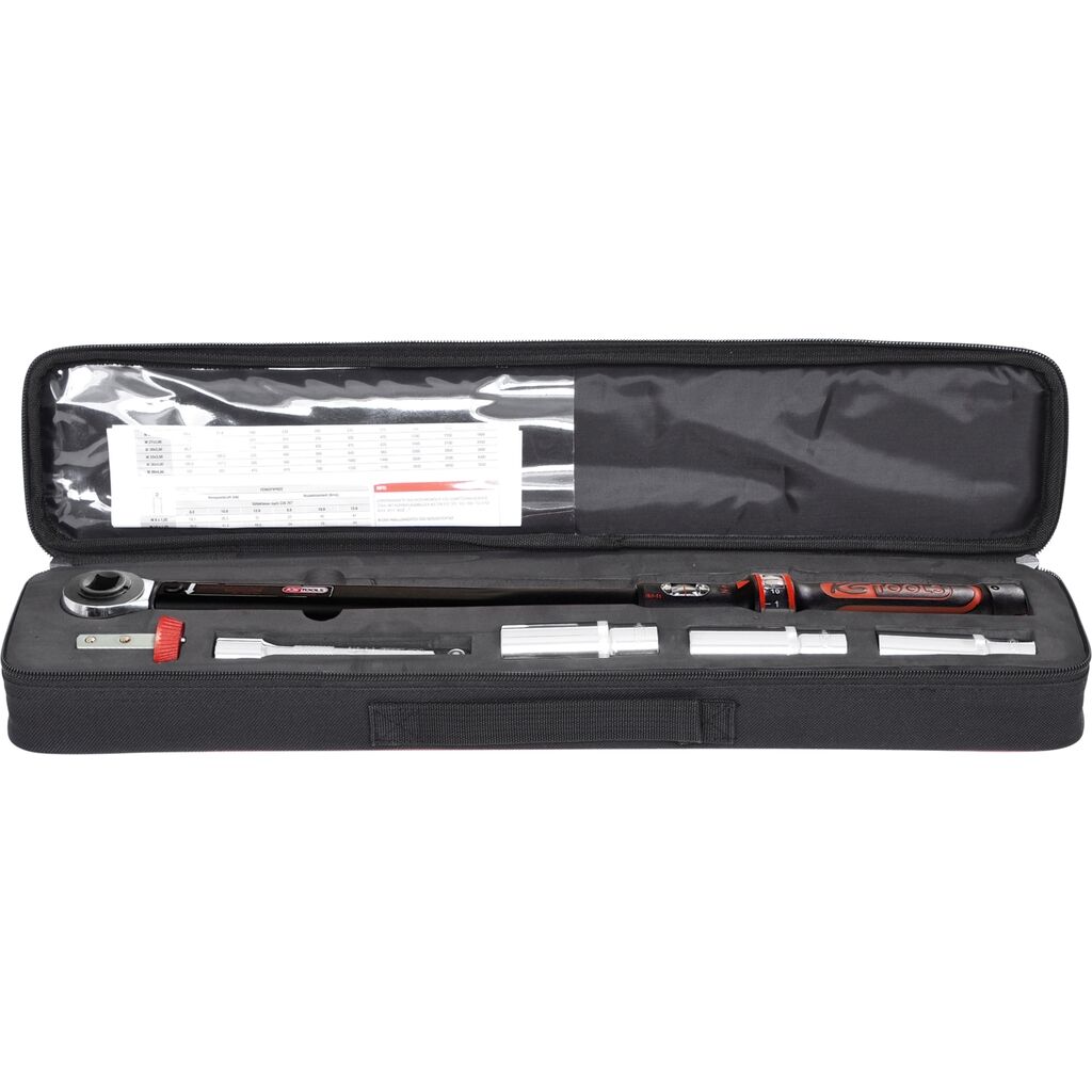 KS TOOLS Drehmomentschlüssel Set 1/2" 40-200 Nm Ergotorque precision