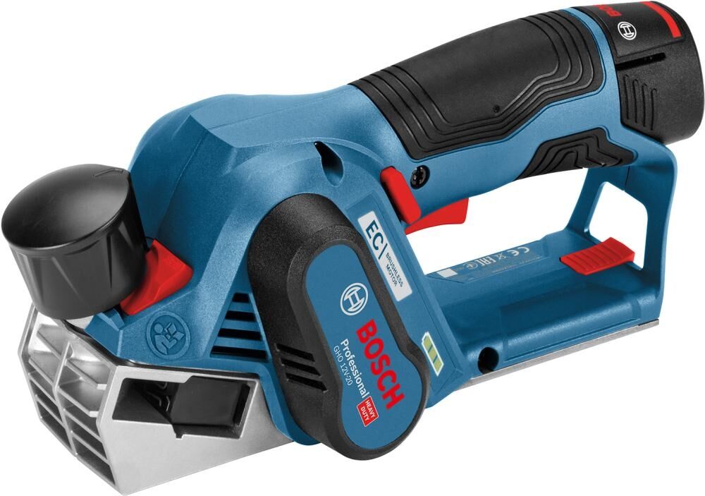 BOSCH Akku-Hobel GHO 12V-20 2x3Ah Ladegerät L-BOXX