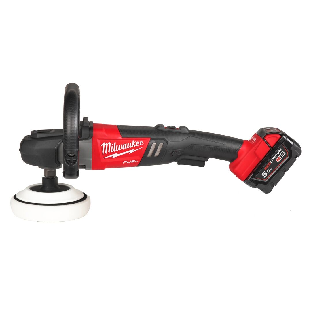 MILWAUKEE Akku-Poliermaschine M18 FAP 2x18V 5Ah Ladegerät HD-Box