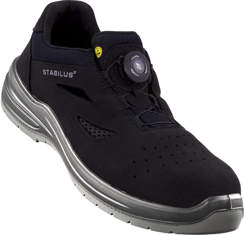 STABILUS Halbsch. JORDAN BLACK TWIST AIR S1PL Größe 37