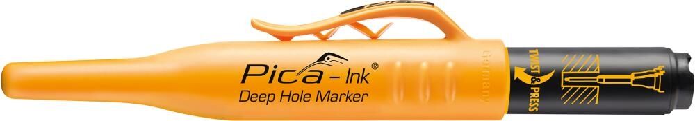 PICA Tieflochmarker Pica-Ink schwarz mit Teleskopspitze