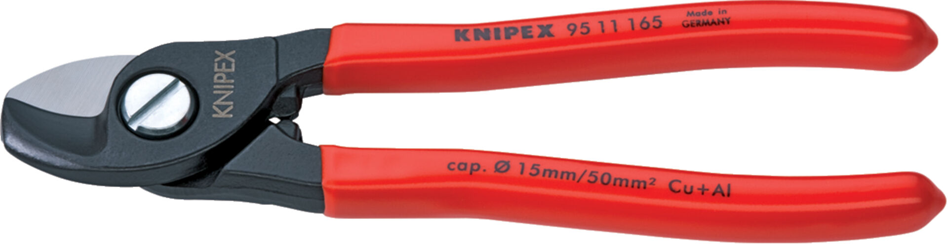 KNIPEX 95 11 165 Kabelschere brüniert 165mm