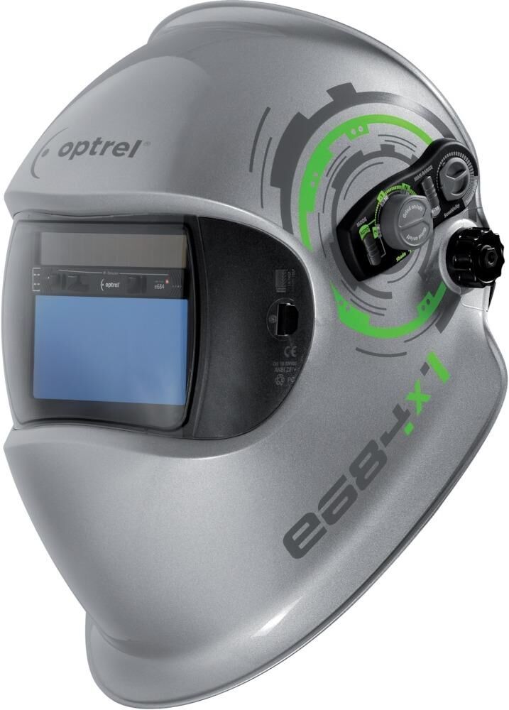 OPTREL Schweißschutzhelm e684-silber