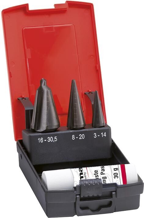 FORMAT Blechschälbohrer Set Metallbohrer 3-30,5mm HSS