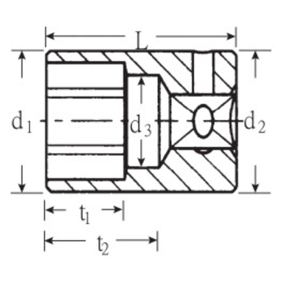 STAHLWILLE Steckschlüsseleinsatz 1/4" 40 5,5