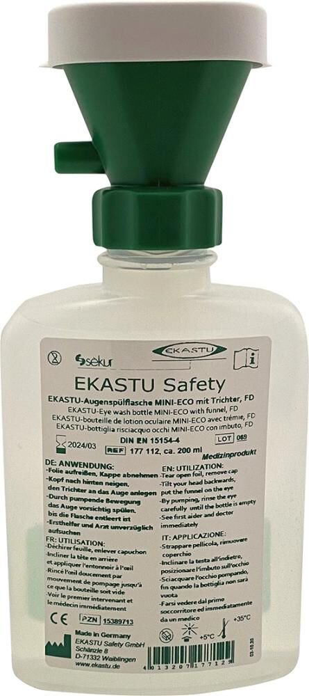 EKASTU Augenspülflasche MINI-ECO Trichter cA 200ml