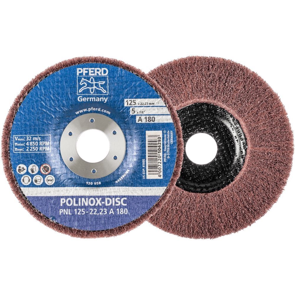 PFERD Schleifdisc Polinox 125x22,23mm A 180