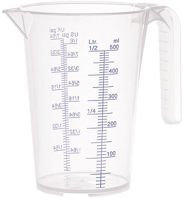 PRESSOL Messbecher Polypropylen 5 l transparent