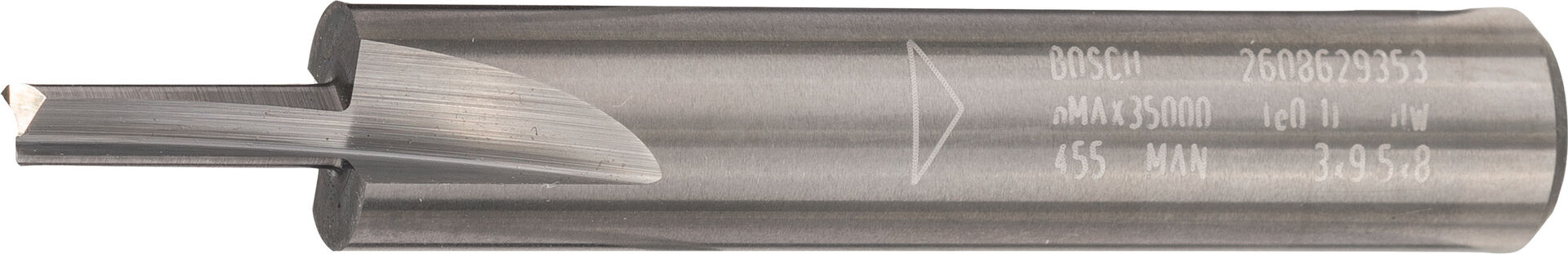 BOSCH Voll-HM-Nutfräser Ø 3,0x9,5x50,7mm