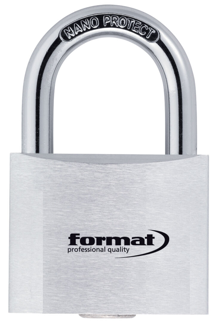 FORMAT Vorhangschloss Aluminium 50mm
