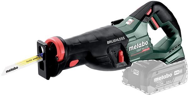 METABO Akku-Säbelsäge SSEP 18 LT BL ohne Akku & Ladegerät in MetaBOX